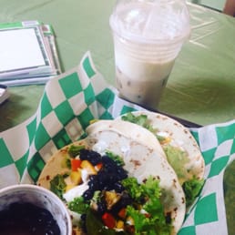 Shrimp Tacos / Iced Espresso Coffee Shrimp Tacos / Iced Espresso Coffee
