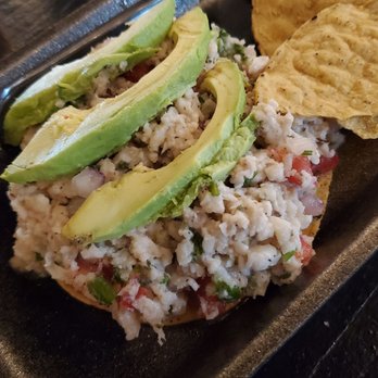 El Cacho Fish Taco Stand - Ceviche tostada. - Seafood Near Me - Chula Vista, California El Cacho Fish Taco Stand - Ceviche tostada. - Seafood Near Me - Chula Vista, California