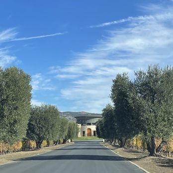 Opus One Winery - Driving through the front gate - Wineries Near Me - Oakville, California