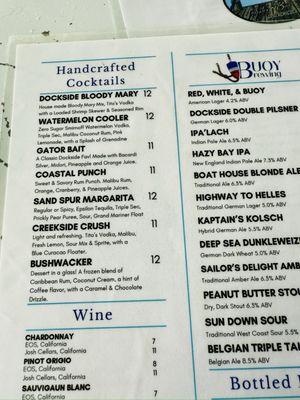 Menu photo 1 Half Shell Dockside Apalachicola, FL