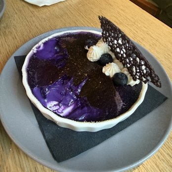 Janken - Ube crème brûlée. Forgot to take a photo before digging in lol - Japanese Near Me - Portland, Oregon