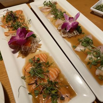 Oishi Sushi - Salmon Carpaccio - Japanese Near Me - Glendale, California Oishi Sushi - Salmon Carpaccio - Japanese Near Me - Glendale, California