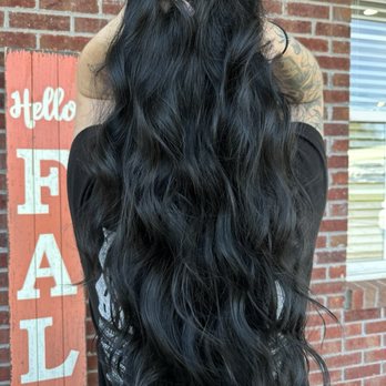 Good Looks Hair Studio - All over black color. - Hair Salons Near Me - Cumming, Georgia Good Looks Hair Studio - All over black color. - Hair Salons Near Me - Cumming, Georgia