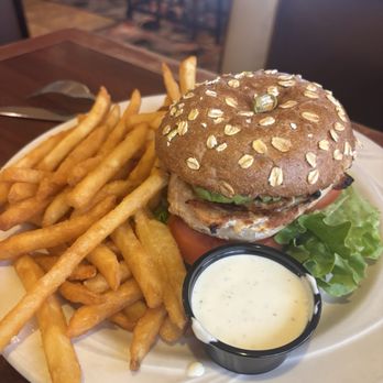 GoodFella's Cafe - Chicken avocado burger was super fresh but kinda bland. The fries killed it though  crispy and delicious - Breakfast & Brunch Near Me - Corona, California