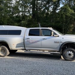 Rick's Tree Service - Truck with logo
