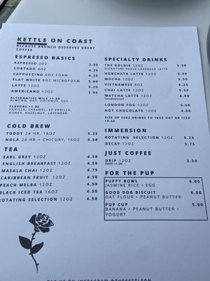 Menu photo 1 Kettle On Coast Oceanside, CA