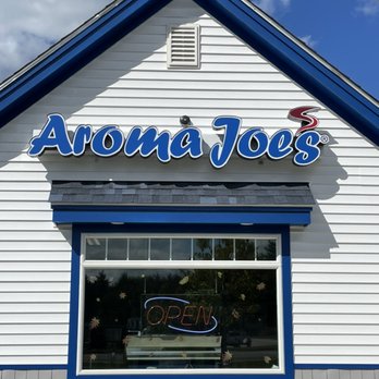 Aroma Joe's - Front window - Coffee & Tea Near Me - Epsom, New Hampshire Aroma Joe's - Front window - Coffee & Tea Near Me - Epsom, New Hampshire