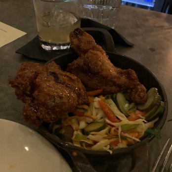 Kindred Fare - Cornmeal Crusted Spicy Chicken* $15 for 2 pieces - New American Near Me - Geneva, New York