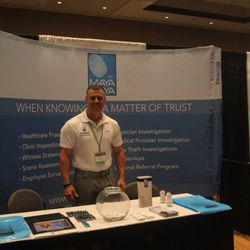 Maya & Maya - At the FIFEC conference which means the Florida Insurance Fraud Educational Conference.