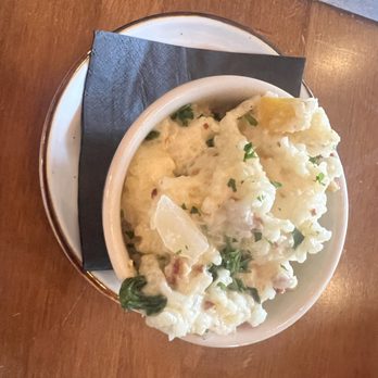 Reid's Apothecary - Peach and Bacon Risotto, not great on its own - New American Near Me - Brunswick, Georgia