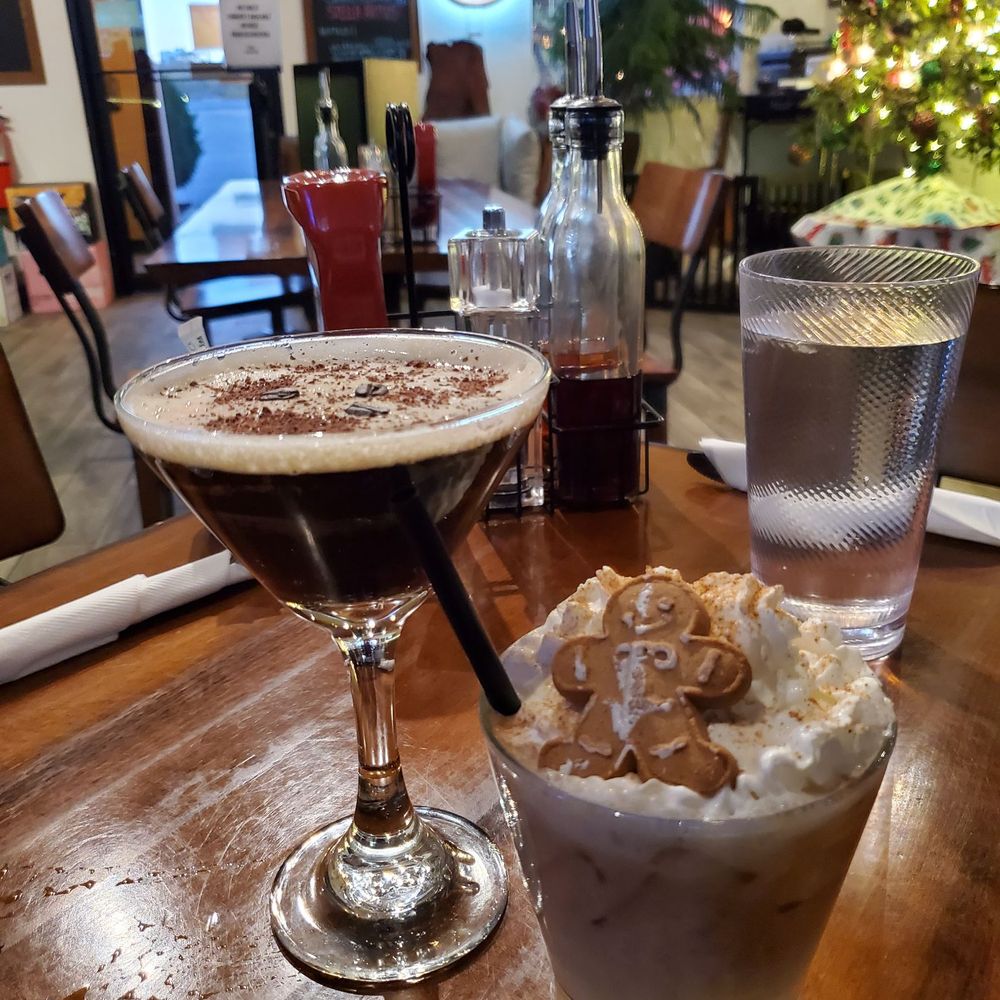 Bigfoot Restaurant - Espresso Cocktail and Santa's Nightcap (seasonal drink) - Burgers Near Me - Elephant Butte, New Mexico