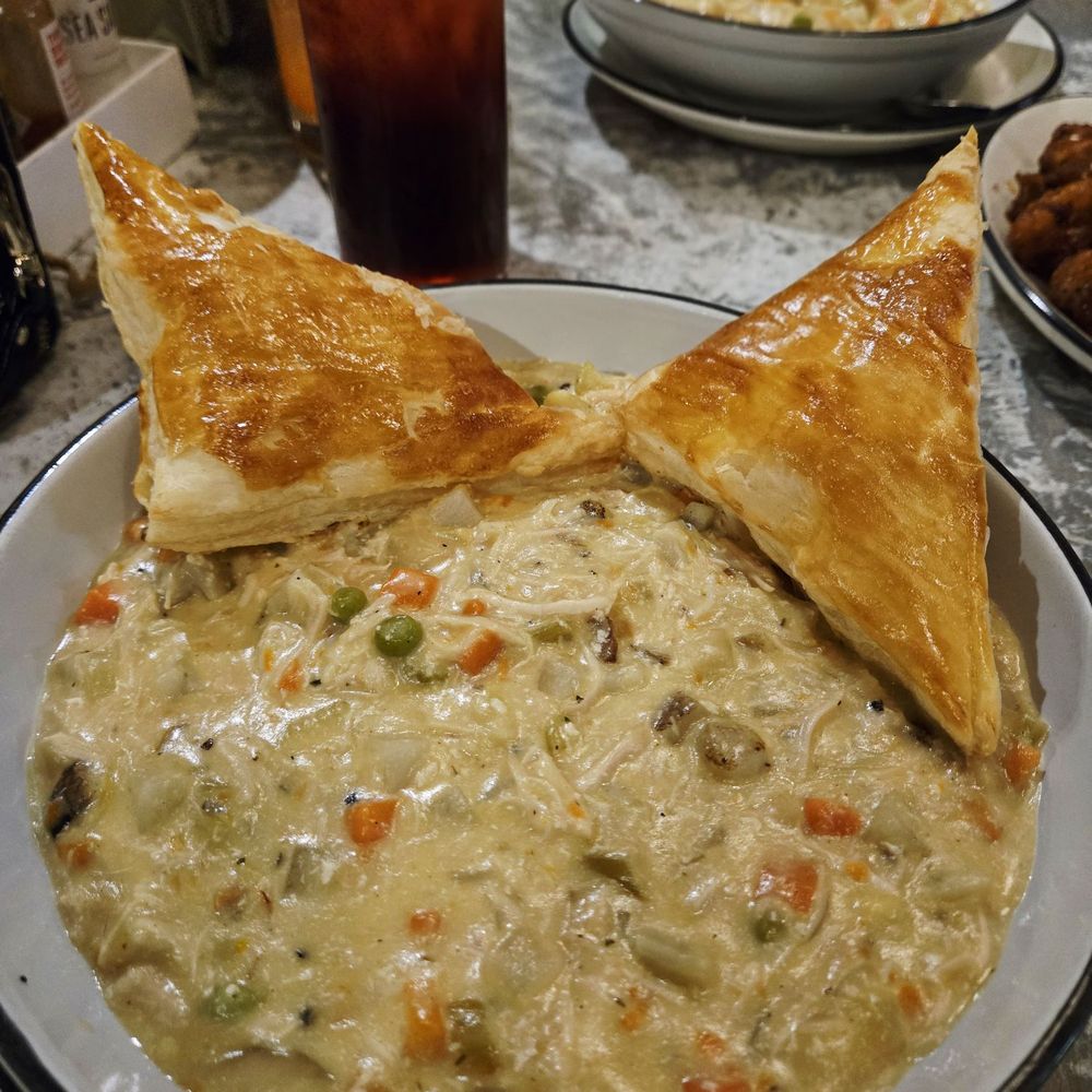 Dish Society - Deconstructed Chicken Pot Pie - New American Near Me - Houston, Texas