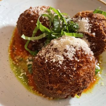 Al-Posto - "Aracini" Rating: 4/10 Mozzarella filling is amazing! I wasn't a fan of the breading texture. Maybe they over fried them? - Italian Near Me - Cincinnati, Ohio Al-Posto - "Aracini" Rating: 4/10 Mozzarella filling is amazing! I wasn't a fan of the breading texture. Maybe they over fried them? - Italian Near Me - Cincinnati, Ohio