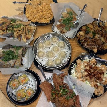 Mama Lu's Dumpling House - red bean pastry seafood fried rice - Dim Sum Near Me - Tustin, California Mama Lu's Dumpling House - red bean pastry seafood fried rice - Dim Sum Near Me - Tustin, California