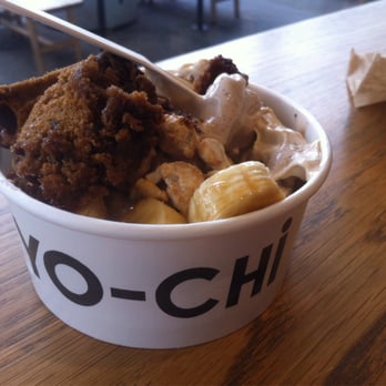 Yo-Chi Frozen Yogurt - Yum! This one is topped with warm sticky date pudding on chai and coconut frozen yogurt - Ice Cream & Frozen Yogurt Near Me - Melbourne, VIC Yo-Chi Frozen Yogurt - Yum! This one is topped with warm sticky date pudding on chai and coconut frozen yogurt - Ice Cream & Frozen Yogurt Near Me - Melbourne, VIC