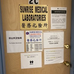 Sunrise Medical Laboratories - Hours and rules