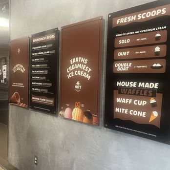 Nite Creamery - Menu aesthetic - Ice Cream & Frozen Yogurt Near Me - San Luis Obispo, California Nite Creamery - Menu aesthetic - Ice Cream & Frozen Yogurt Near Me - San Luis Obispo, California