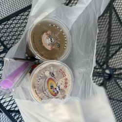Meetcha Bubble Tea Cafe - Lavender Milk Tea and Green Apple Fruit Tea