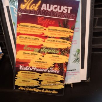 Pure Grind Coffee & Juice Bar - August menu - Coffee & Tea Near Me - Modesto, California Pure Grind Coffee & Juice Bar - August menu - Coffee & Tea Near Me - Modesto, California