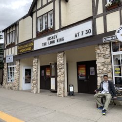 Waterton Lakes Opera House - Hanging outside. Doors opened 7pm for 7:30pm showing.