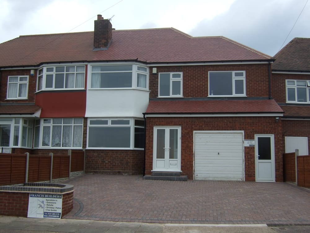 FRANCIS BUILDERS near 29 Clarence Gardens, Sutton Coldfield, West Midlands, United Kingdom