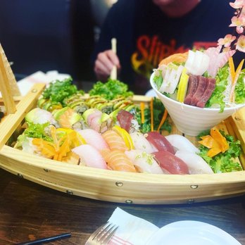 Yamasho Sushi Steakhouse - Sushi boat for 2 - Japanese Near Me - Syracuse, New York