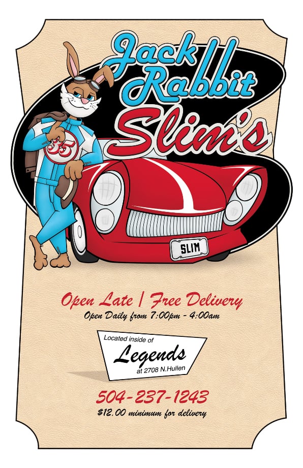 JACK RABBIT SLIM’S 2708 N Hullen St, Metairie, Louisiana Burgers