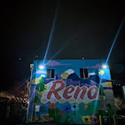 Bliss Holistic Center - Large parking lot near the Reno mural