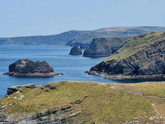 Tintagel Castle by null