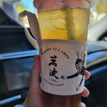 Wanpo Tea Shop - Free cup sleeve - Bubble Tea Near Me - Millbrae, California Wanpo Tea Shop - Free cup sleeve - Bubble Tea Near Me - Millbrae, California