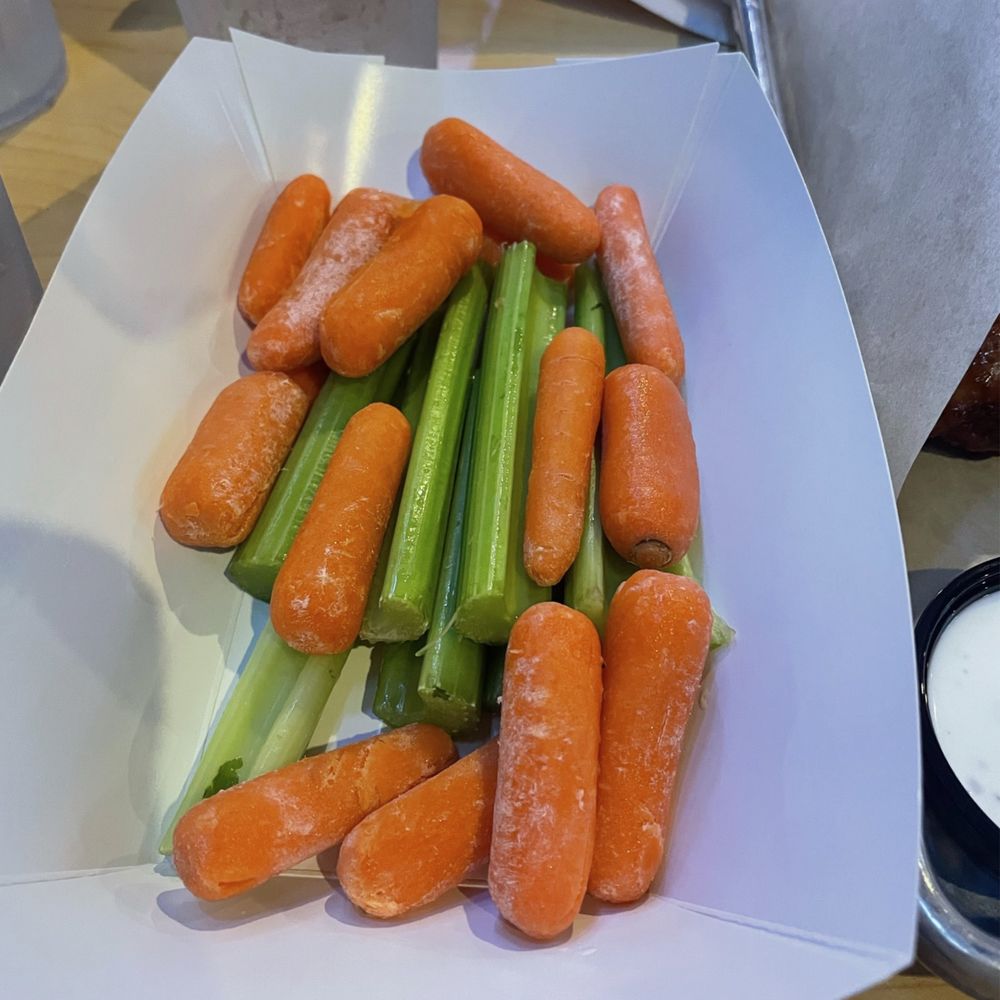 Carrots and celery Carrots and celery