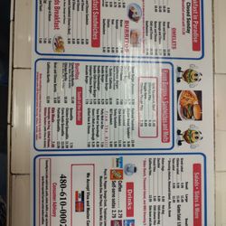 Menu May 2025