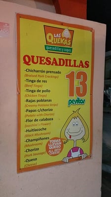 Menu photo 4 Las Quekas Playa del Carmen, ROO