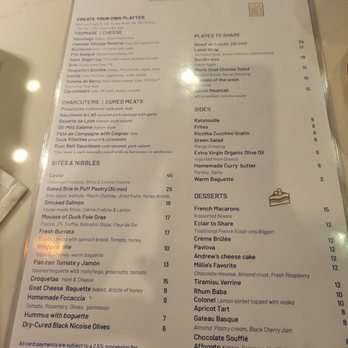 AZUR - Menu - Tapas/Small Plates Near Me - Charleston, South Carolina
