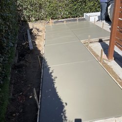 BEACH CONCRETE CONSTRUCTION - Framed and concrete poured!