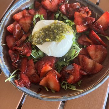 58 West - Seasonal strawberry burrata salad - Beer, Wine & Spirits Near Me - Logan, Ohio