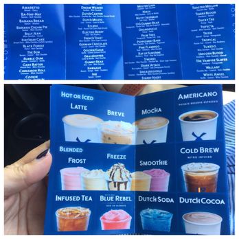 Dutch Bros Coffee - Menu example! - Coffee & Tea Near Me - Tumwater, Washington