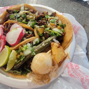 Tacos El Gordo - (4) AL Pastor Tacos w/ everything. - Mexican Near Me - San Leandro, California Tacos El Gordo - (4) AL Pastor Tacos w/ everything. - Mexican Near Me - San Leandro, California