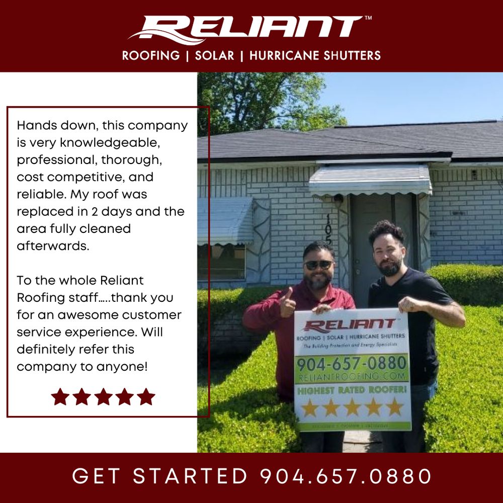 Slide of Reliant Roofing And Solar