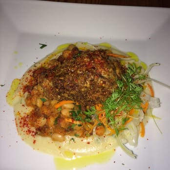 Heirloom - Chorizo crusted monkfish was cooked perfectly and tasted amazing! - New American Near Me - Lewes, Delaware Heirloom - Chorizo crusted monkfish was cooked perfectly and tasted amazing! - New American Near Me - Lewes, Delaware