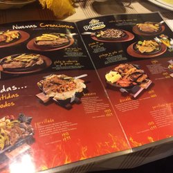 Palomar de los Pobres - Menu