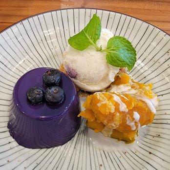 Fig & Ginger - Ube Panna Cotta - Breakfast & Brunch Near Me - Honolulu, Hawaii Fig & Ginger - Ube Panna Cotta - Breakfast & Brunch Near Me - Honolulu, Hawaii