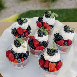 Berry parfait by TMC Catering