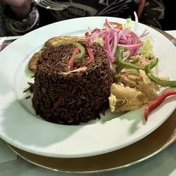 Martine's Bistro - Turkey, Black rice, mac & cheese