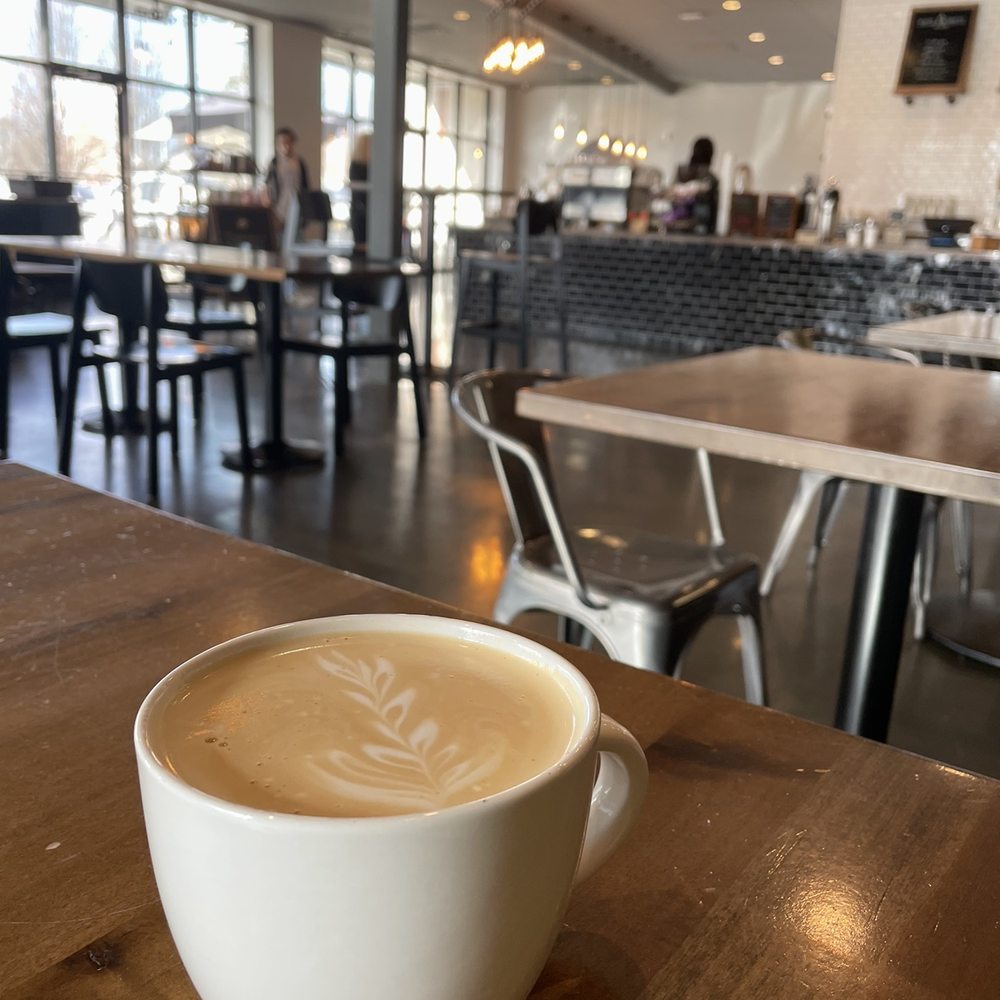 Gather - Pine cone latte (white chocolate and macadamia nut) - Coffee & Tea Near Me - Chesapeake, Virginia