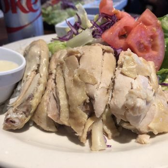 Savoy Kitchen - Hainan Chicken Rice with Salad - Asian Fusion Near Me - Alhambra, California Savoy Kitchen - Hainan Chicken Rice with Salad - Asian Fusion Near Me - Alhambra, California