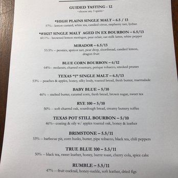 Balcones Distilling - COVID tent menu 1/3 (March 2021) - Distilleries Near Me - Waco, Texas Balcones Distilling - COVID tent menu 1/3 (March 2021) - Distilleries Near Me - Waco, Texas