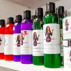 Spiritual Elite Candle Co. - Spelled body lotions
Love Spell
Oshun Power 
Money & Prosperity