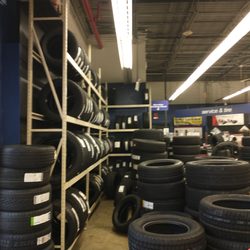 Pep Boys - they make customers look thru a pile of tires to find the ones they ordered