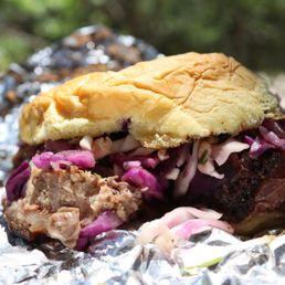 Sliced Brisket Sandwich